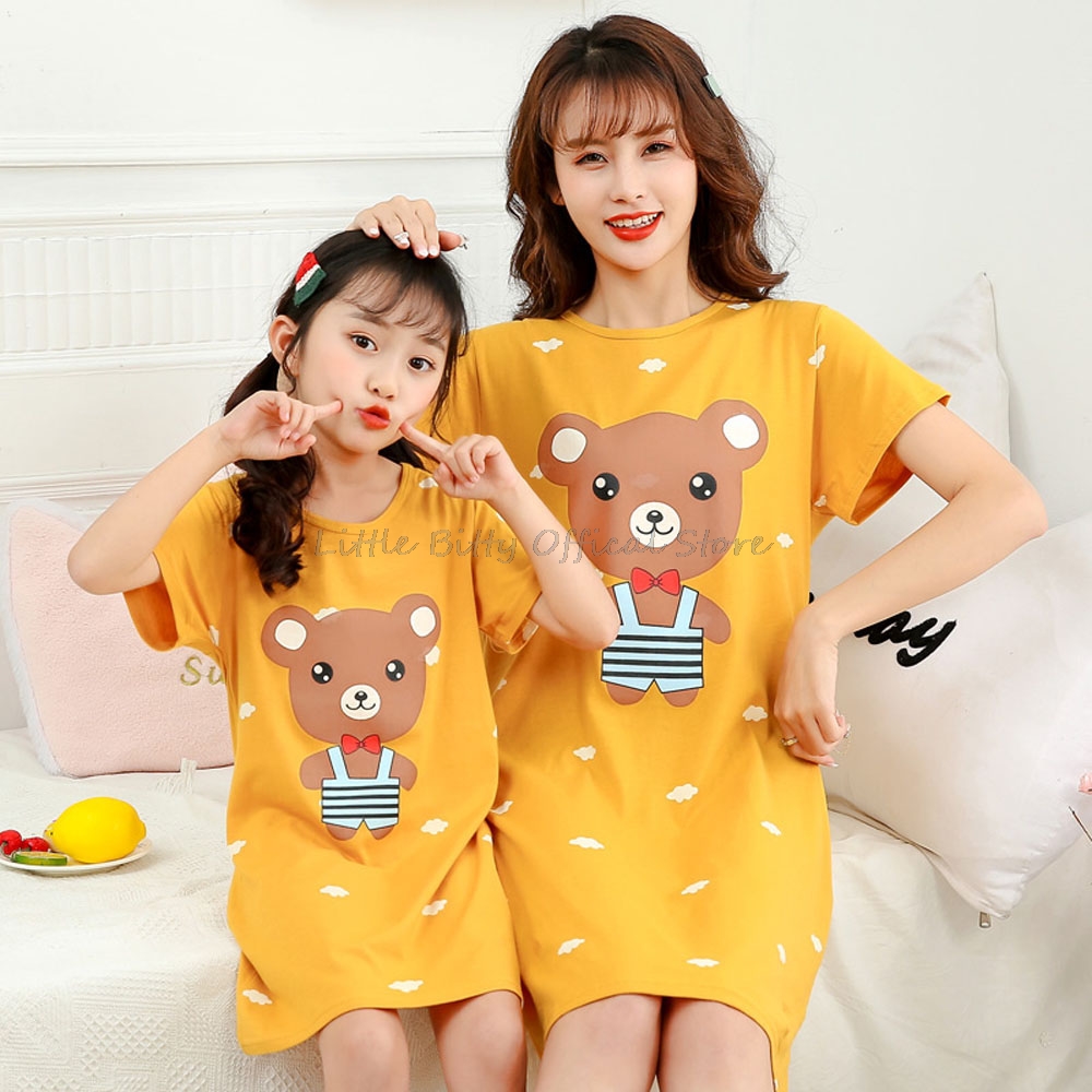 Summer Clothing For Teens - Summer Mom Daughter Night Dress Family