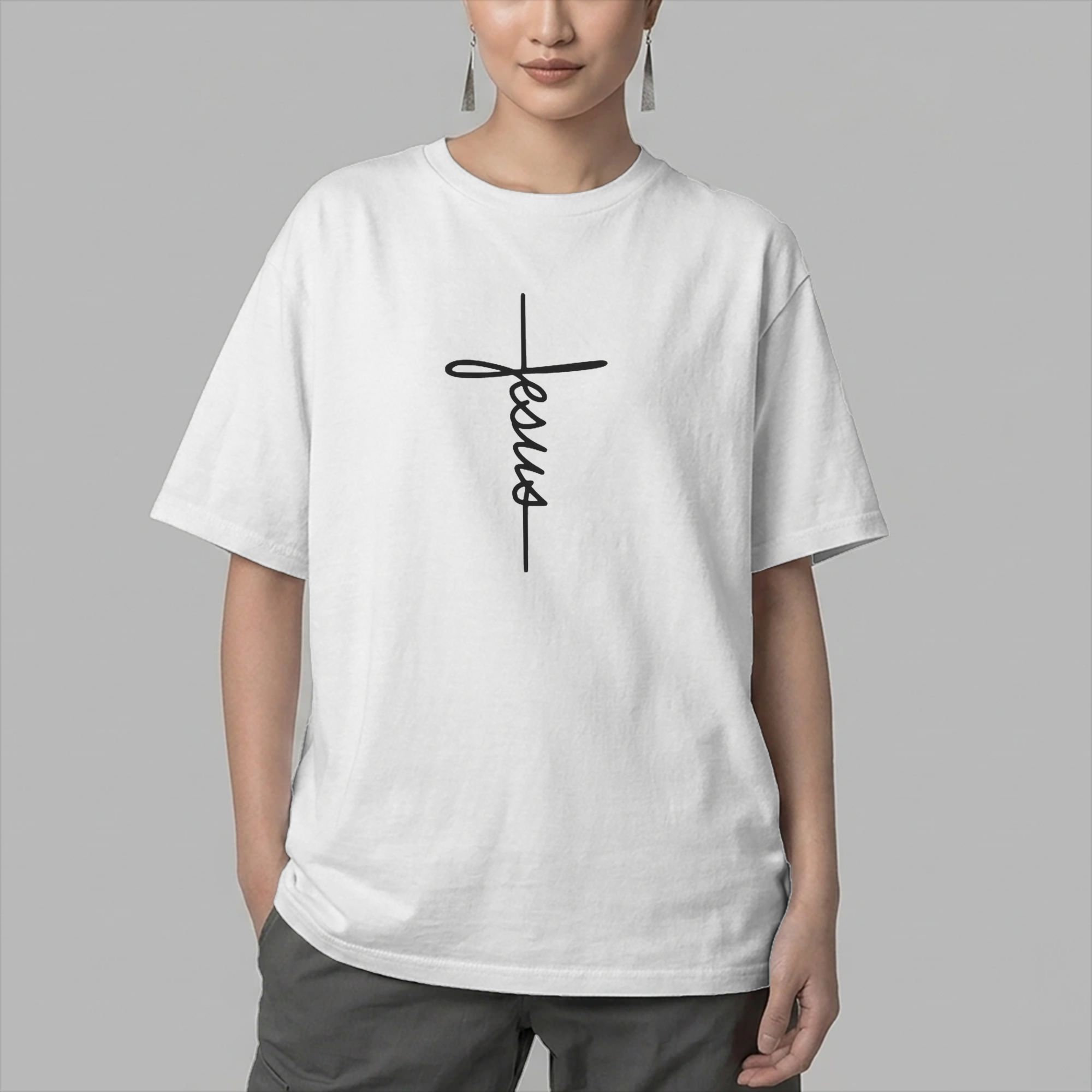 Men T-Shirts Jesus Name as a C - Summer Clothing Names ulasan dan harga