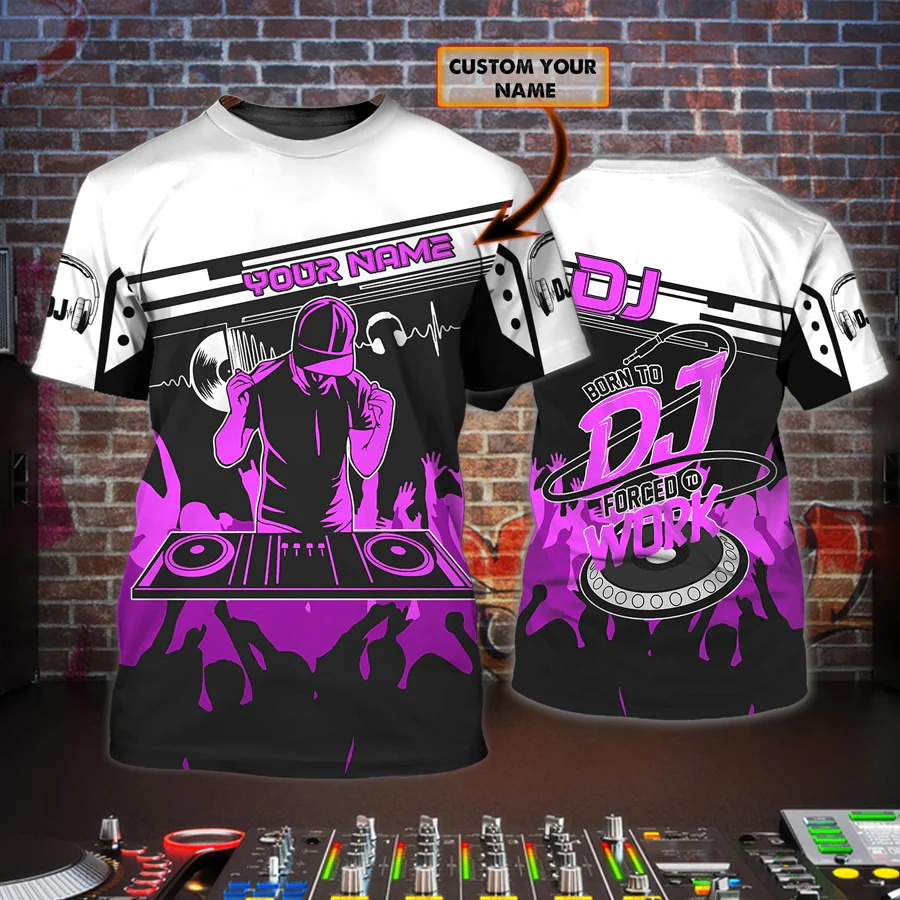 Newest Summer Men's T-shirt DJ - Summer Clothing Names ulasan dan harga