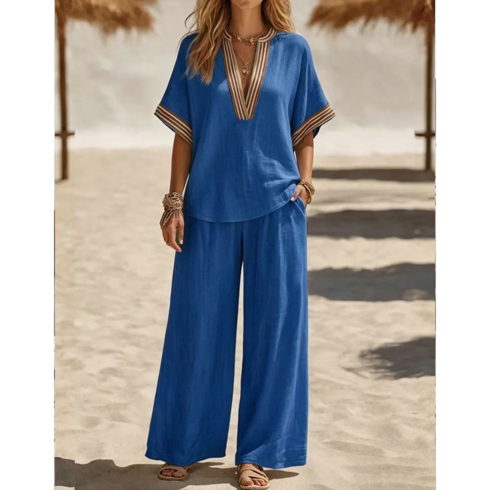 New Fashion Striped Short-slee - Zara Summer Clothing For Women ulasan dan harga