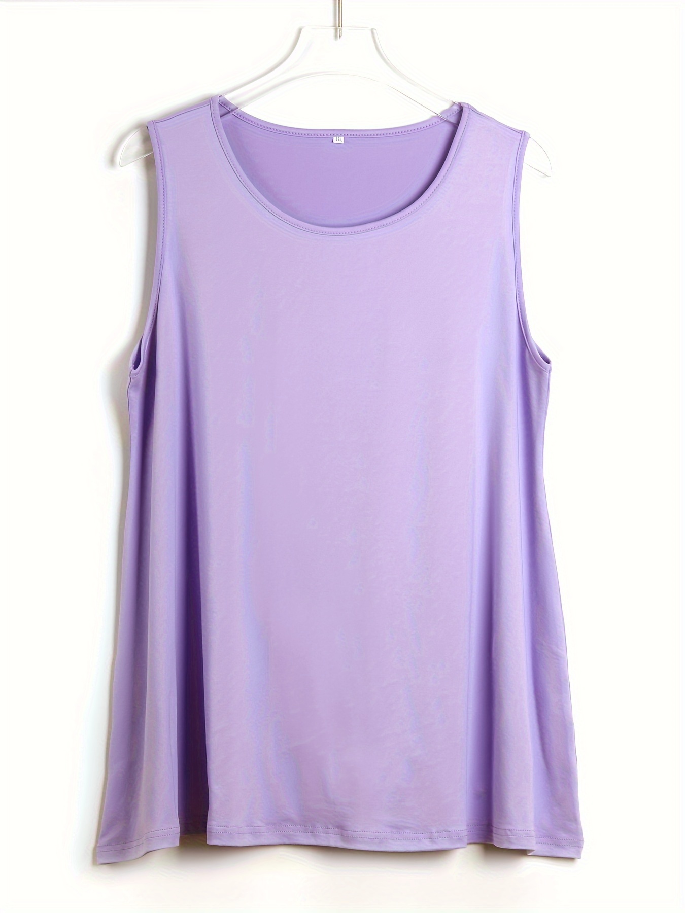Plus Size Simple Solid Tank To - Summer Clothing Styles For Women ulasan dan harga