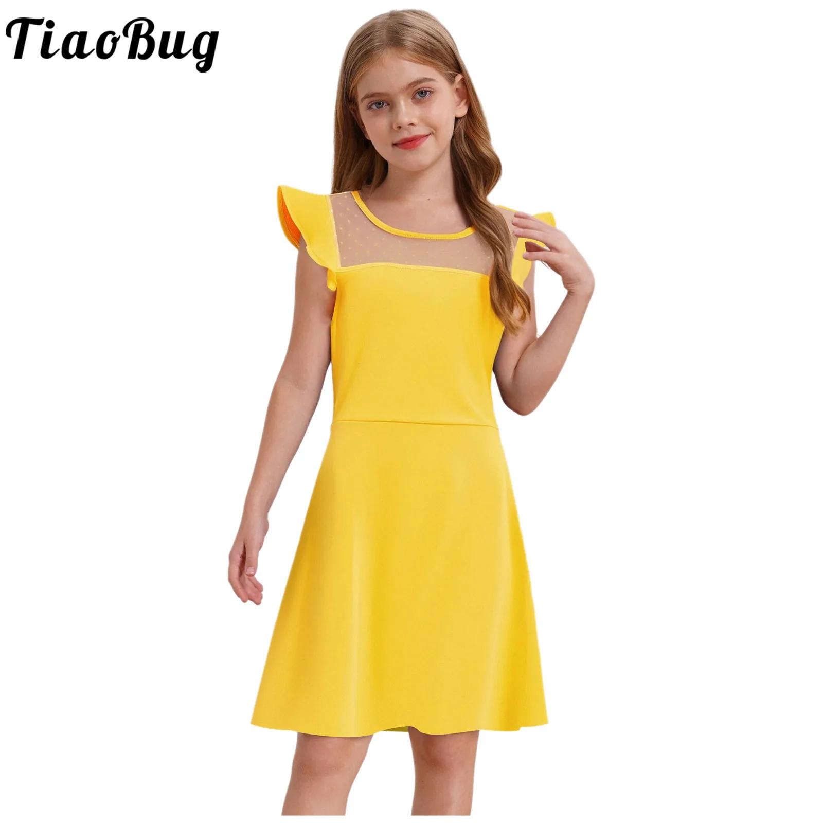 Teen Girls Summer Dress Ruffle - Summer Clothing For Teens ulasan dan harga