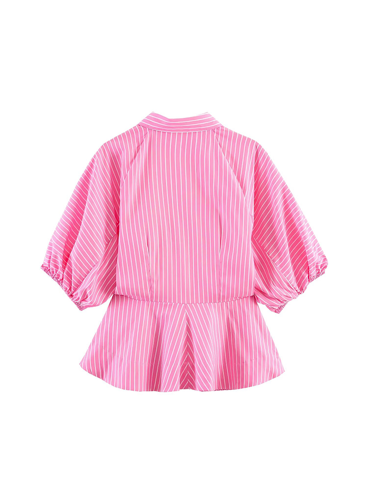 TFMLN Women Striped Shirts Sli - Summer Clothing For Teens ulasan dan harga