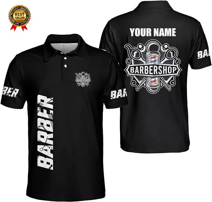 2025 Barber Short Sleeve Polo  - Summer Clothing Names ulasan dan harga