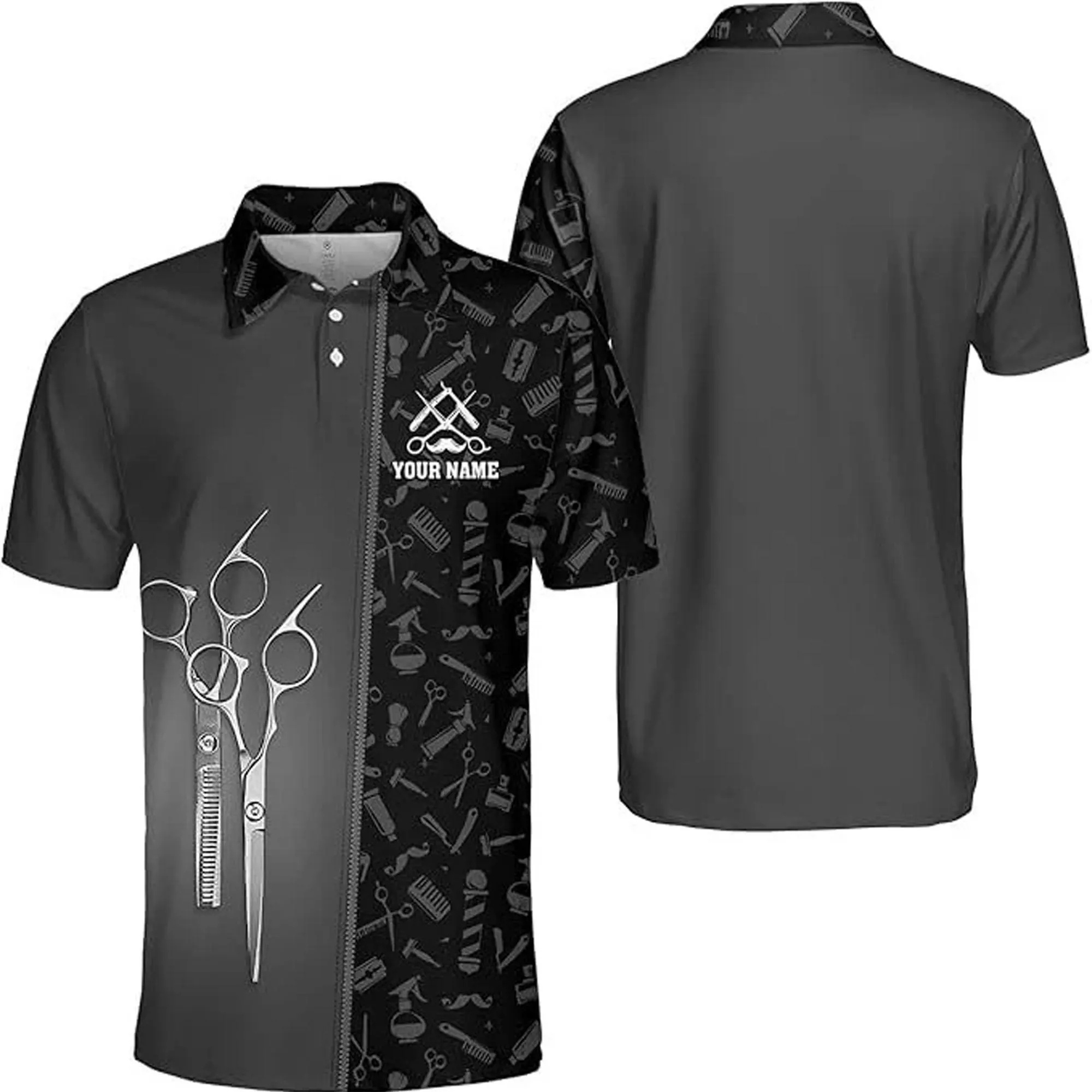 2025 Barber Short Sleeve Polo  - Summer Clothing Names ulasan dan harga