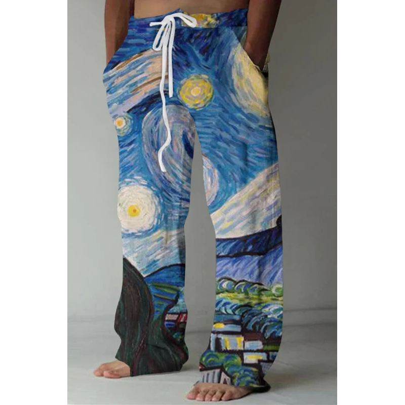 Fashion Men's Trousers Digital - Summer Clothing Images ulasan dan harga