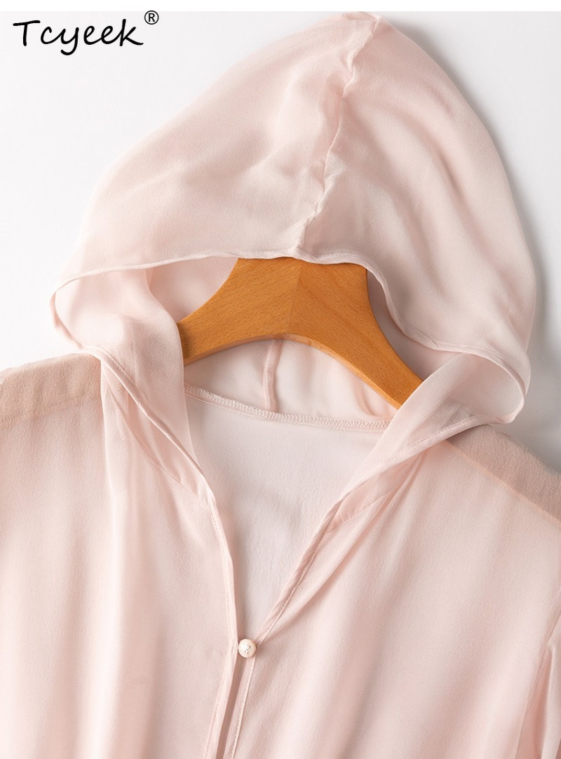 Tcyeek 100% Real Mulberry Silk - Summer Clothing For Women ulasan dan harga