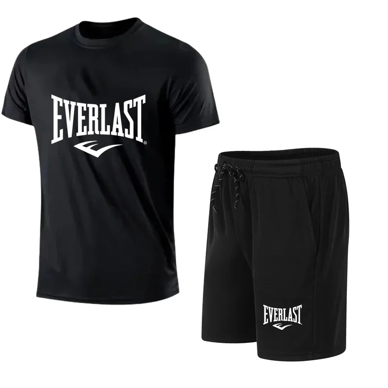 2026 Men's Summer T-Shirt+Shor - Summer Gym Clothing ulasan dan harga