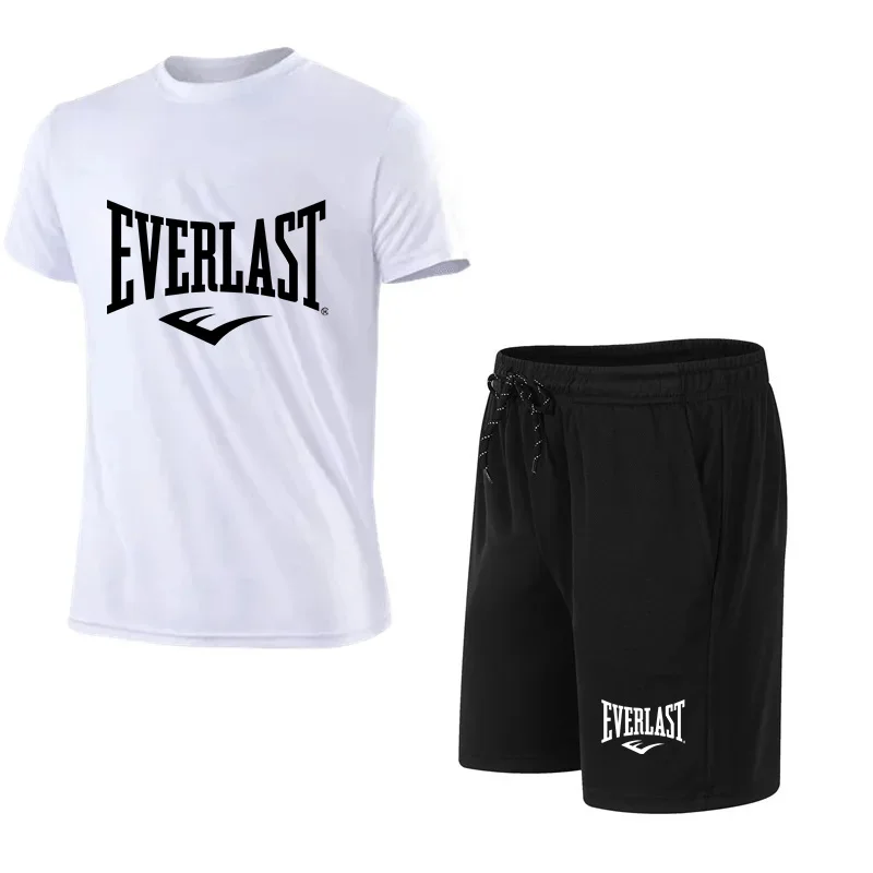 2026 Men's Summer T-Shirt+Shor - Summer Gym Clothing ulasan dan harga