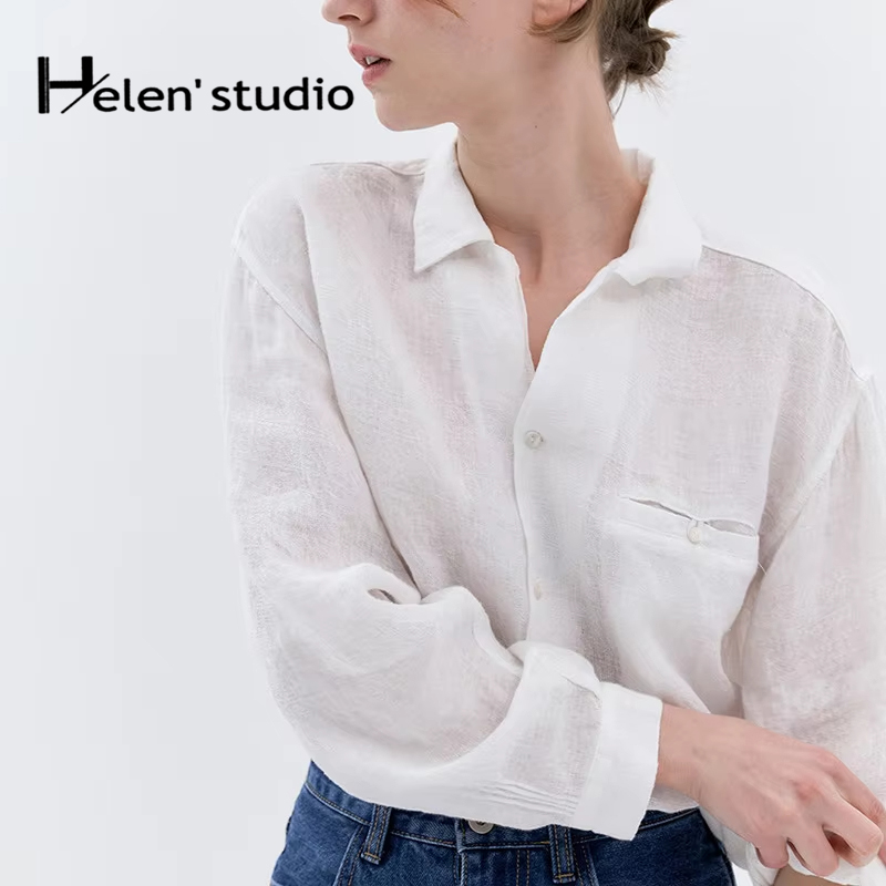 100% Linen Women's Blouses And - Summer Clothing Pinterest ulasan dan harga