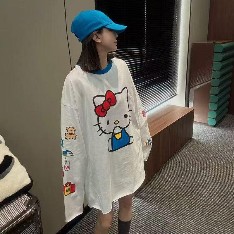 Long-Sleeved Hello Kitty Summe - Summer Clothing For Women ulasan dan harga