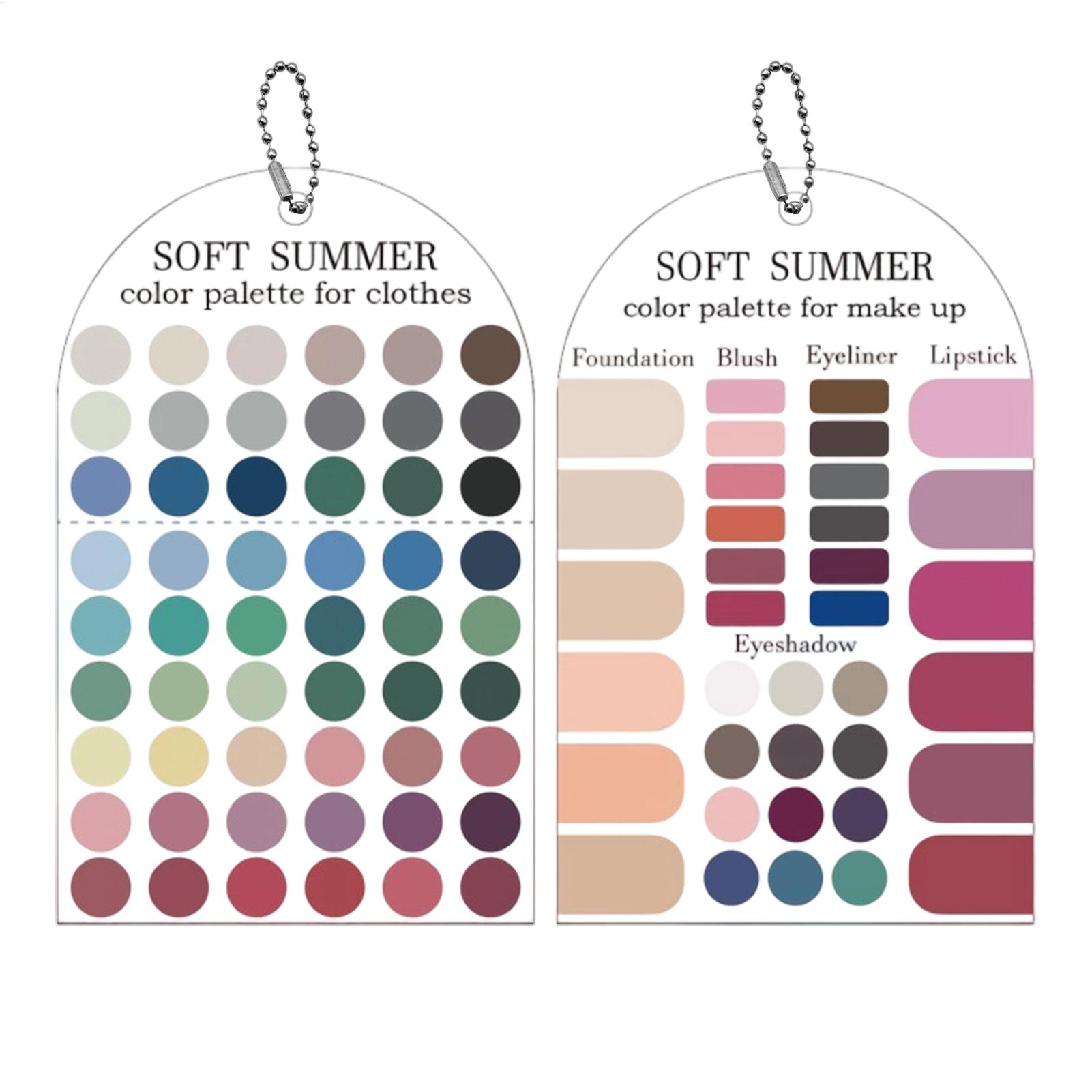 2 Pieces Acrylic Seasonal Pale - Summer Clothing Guide ulasan dan harga