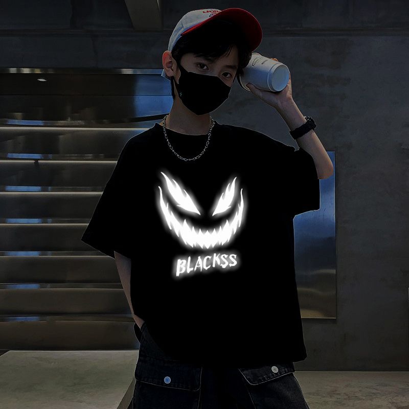 Youth Reflective Wings T Shirt - Summer Clothing For Teens ulasan dan harga