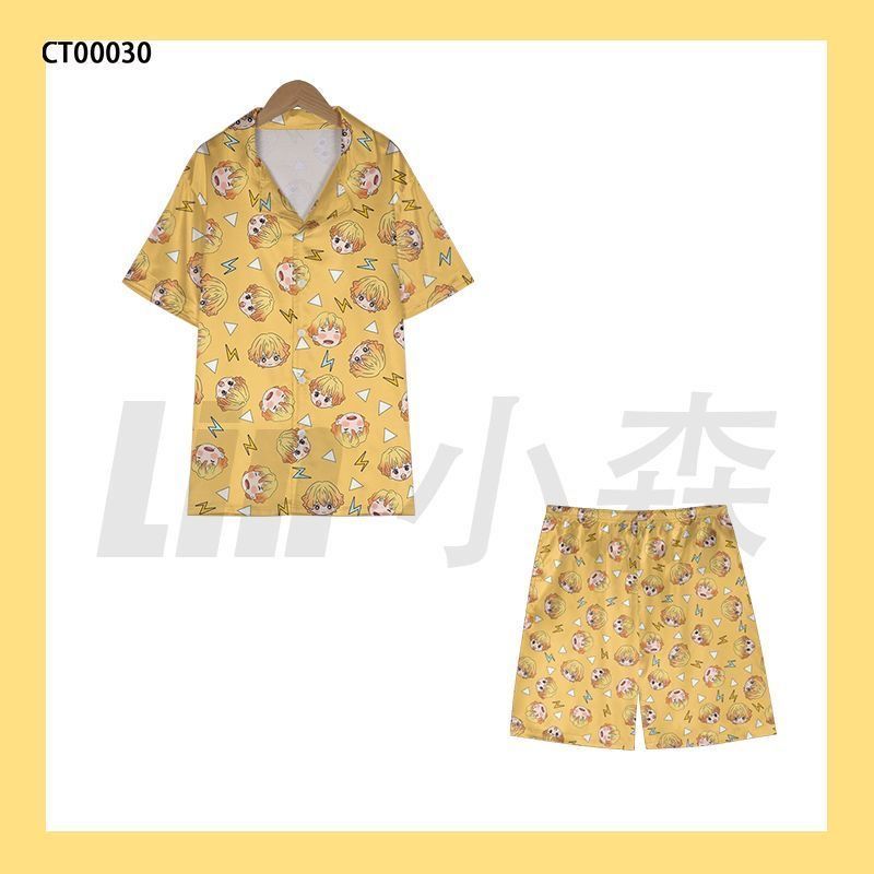 Summer Cute Demon Slayer Zenit - Summer Clothing For Teens ulasan dan harga