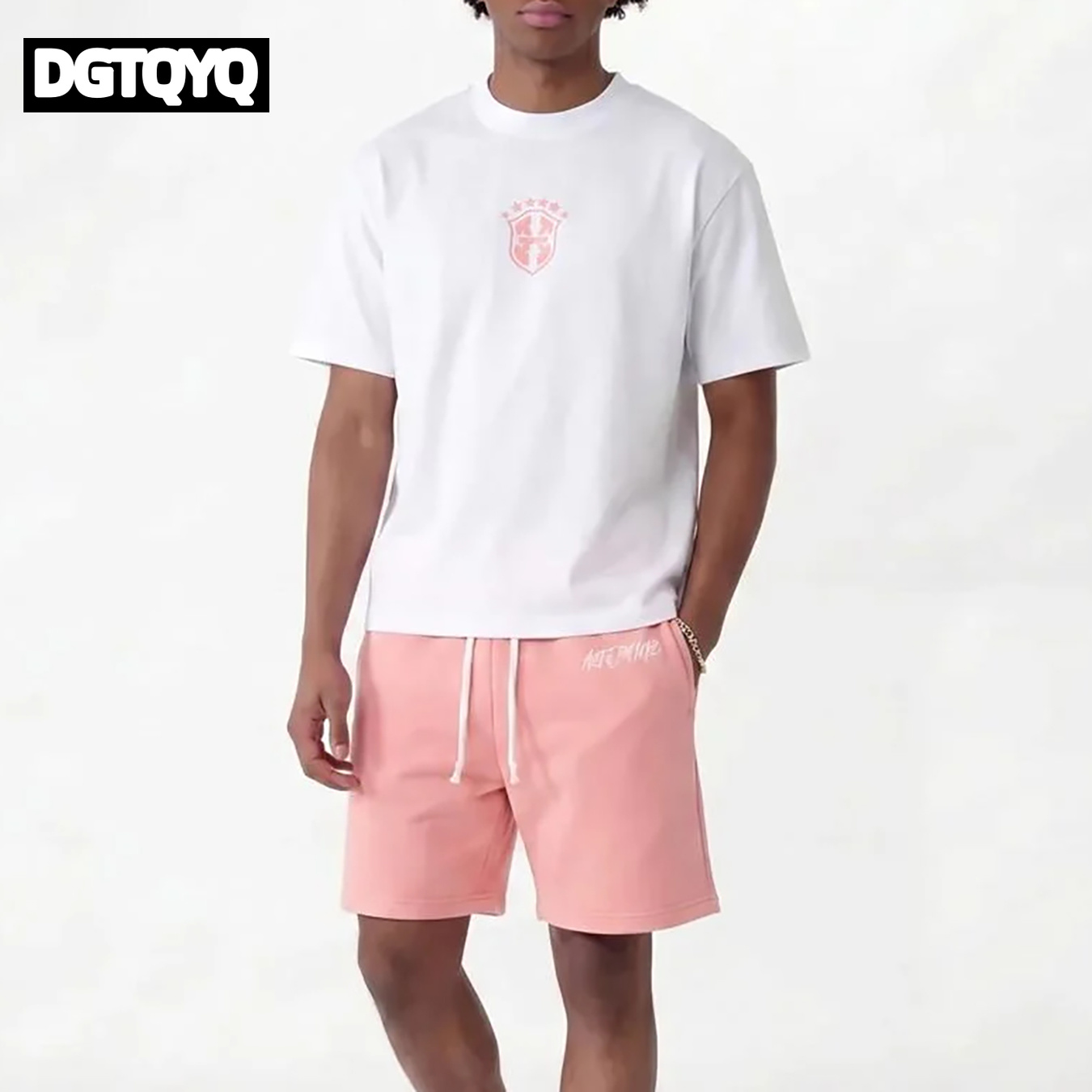 Man's Summer New Pink Embroide - Summer Clothing For Women ulasan dan harga