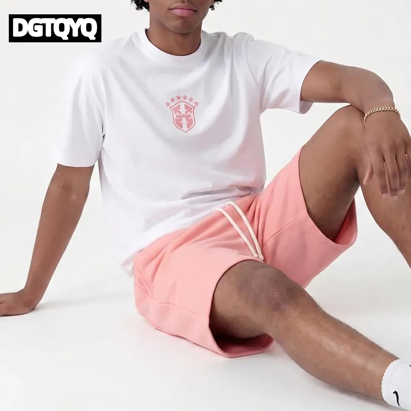 Man's Summer New Pink Embroide - Summer Clothing For Women ulasan dan harga
