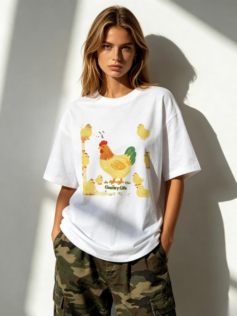 T Shirts Green Cotton Tropical - Summer Clothing Guide ulasan dan harga