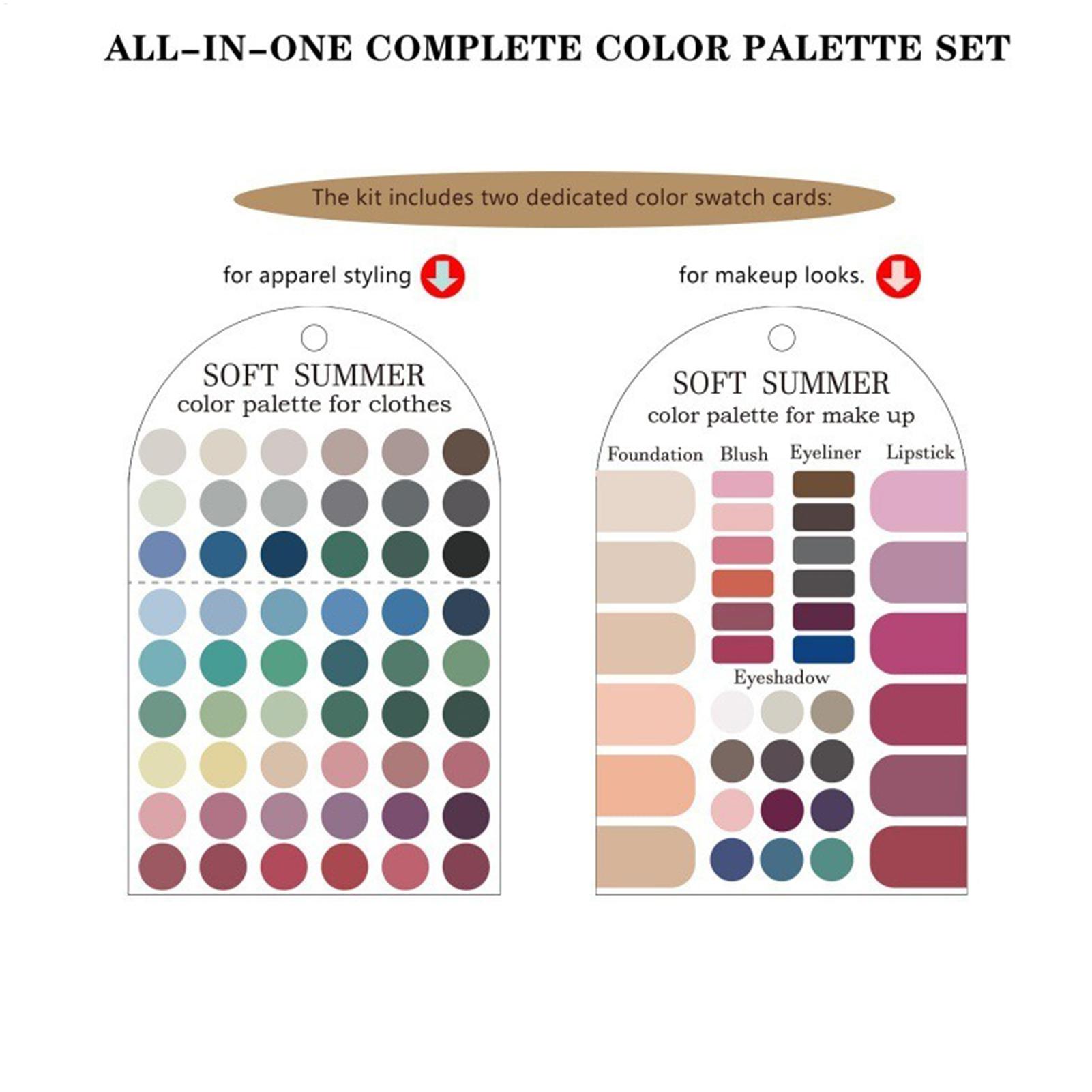 2Pcs Acrylic Seasonal Palette  - Summer Clothing Guide ulasan dan harga