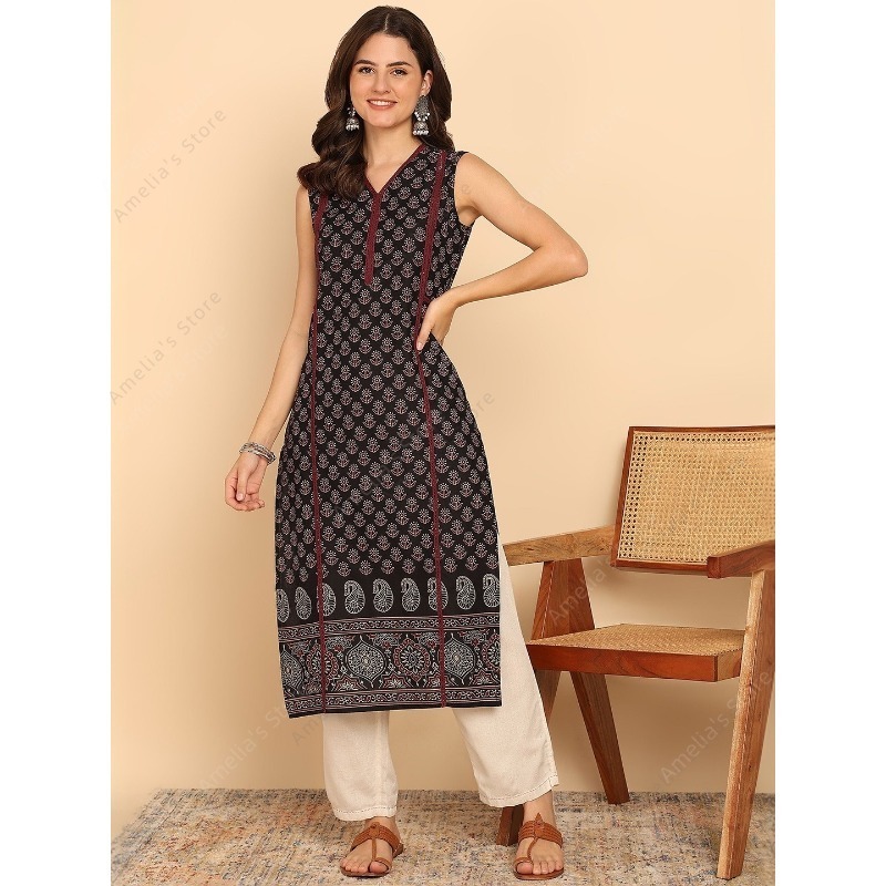 Indian Ethnic Style Women's Bl - Summer Clothing Pakistan ulasan dan harga