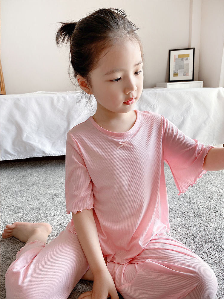 Pajamas Child House Clothing T - Summer Clothing For Teens ulasan dan harga
