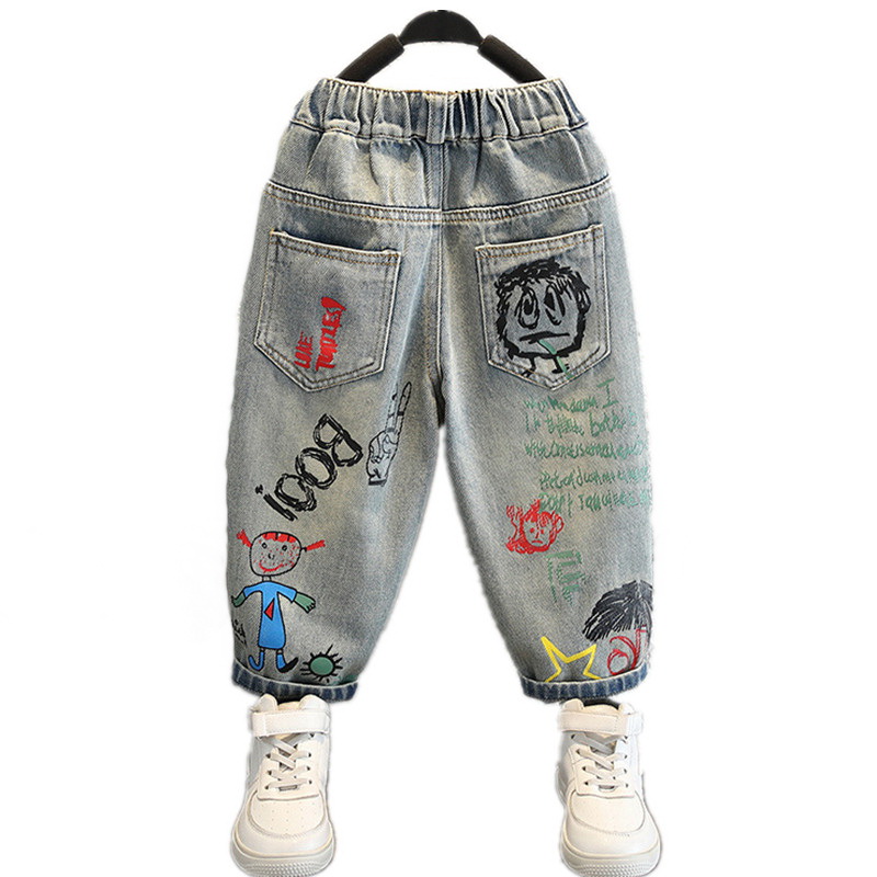 Baby Boy Jeans For Children Ch - Summer Clothing Drawing For Kids ulasan dan harga