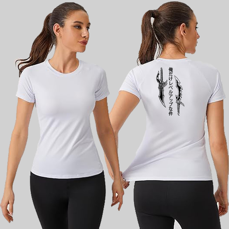 Graphic Print Compression Shir - Summer Gym Clothing ulasan dan harga