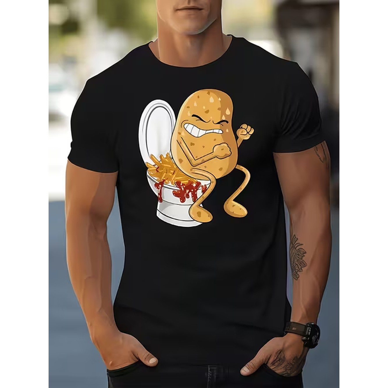 Product Image Fun Printed Men' - Summer Clothing Images ulasan dan harga