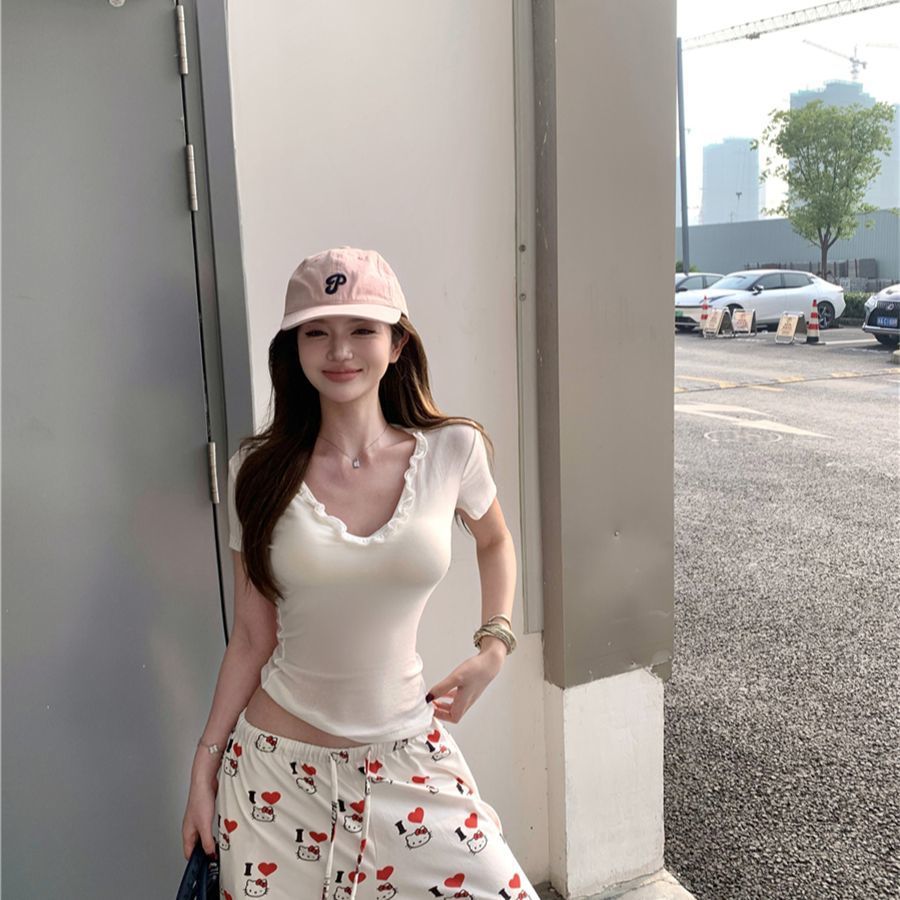 Women's Tops for Woman T-shirt - Summer Clothing Pinterest ulasan dan harga
