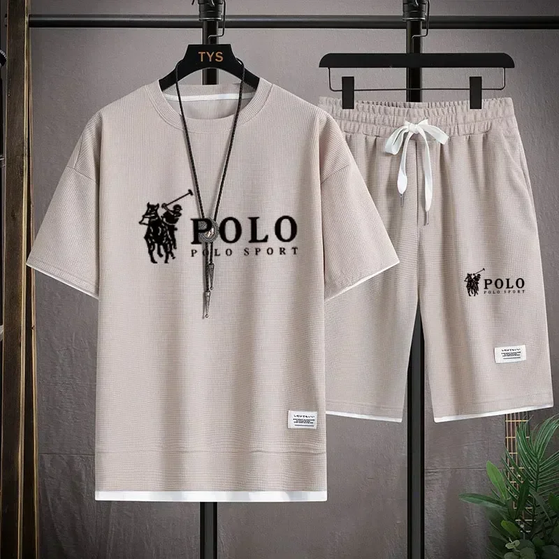 2026 Men's Summer Waffle 2 Pie - Summer Gym Clothing ulasan dan harga