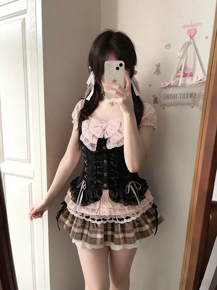 Japanese Sweet Three Piece Set - Summer Alt Clothing ulasan dan harga