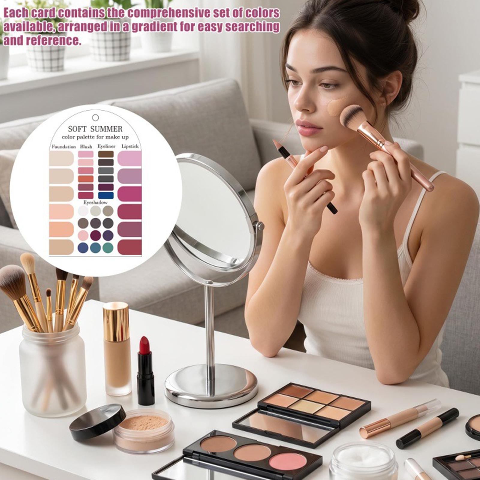 Summer Color Palette Card 2PCS - Summer Clothing Guide ulasan dan harga